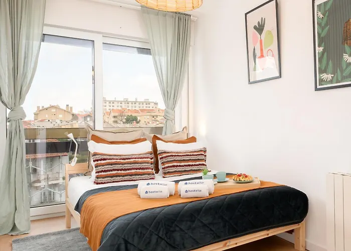 公寓 Host Wise - Spacious Modern Flat W Balcony *